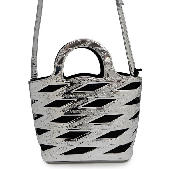 Balenciaga Handbag Neo Basket Patent 630708 BALENCIAGA 2way Shoulder Bag - Picture 1 of 10
